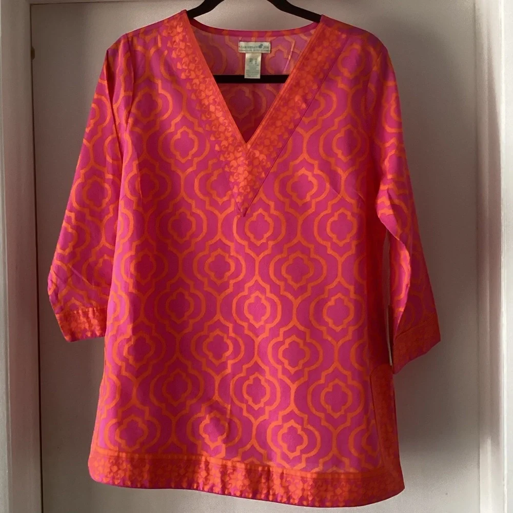 NWT Caribbean Joe tunic - Picture 1 of 5